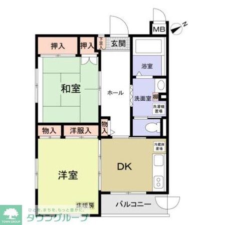こもれび滝山の物件間取画像